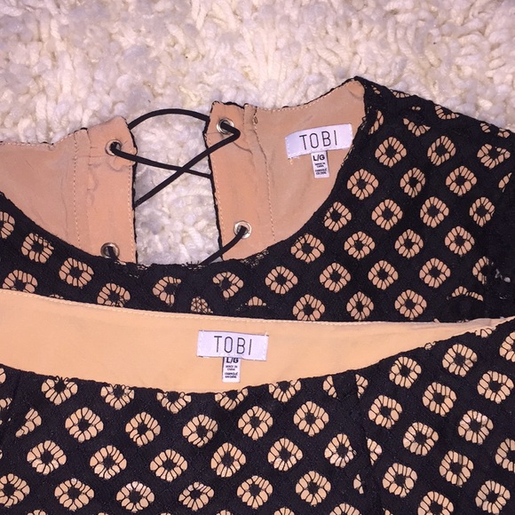 NWT Tobi Two Piece Lace Dress - Picture 3 of 6